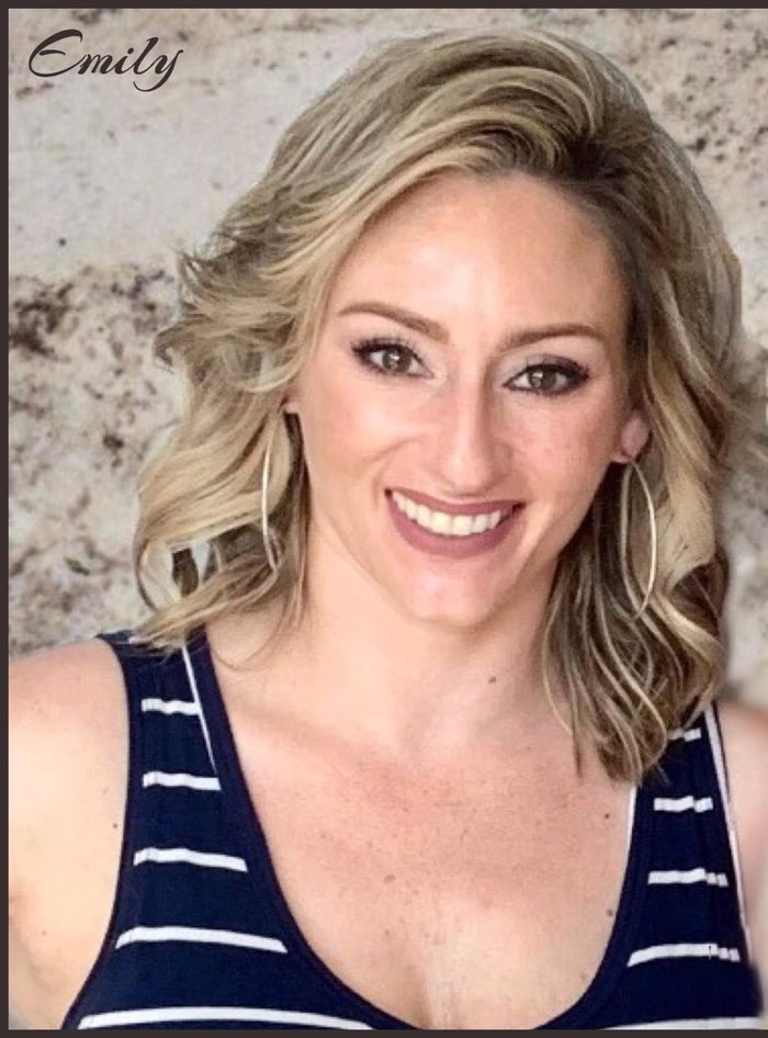 Emily, cut and color stylist.